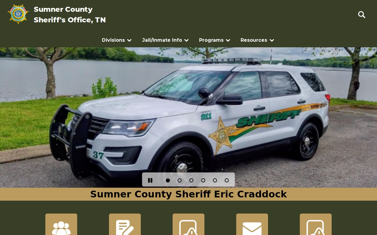 Sumner County criminal records source at the sheriff office